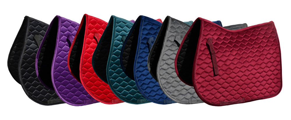 Personalised Rhinegold Velvet Saddle Pad