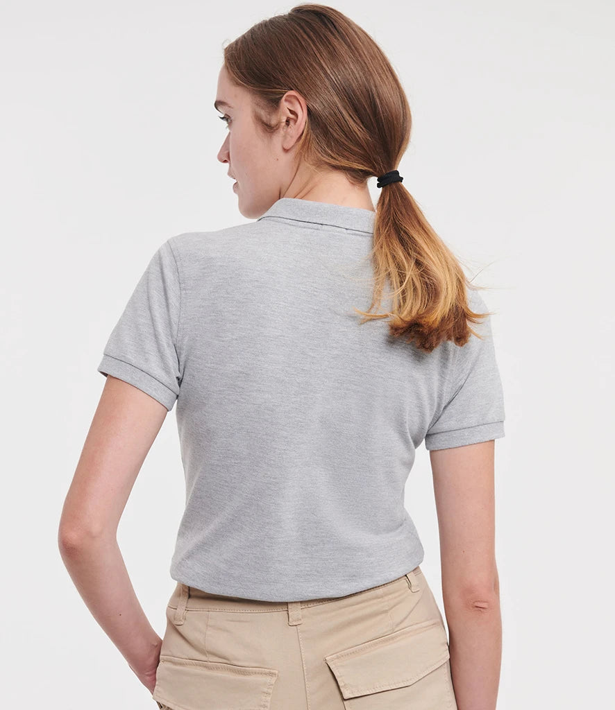 Russell Athletic Ladies Stretch Piqué Polo Shirt