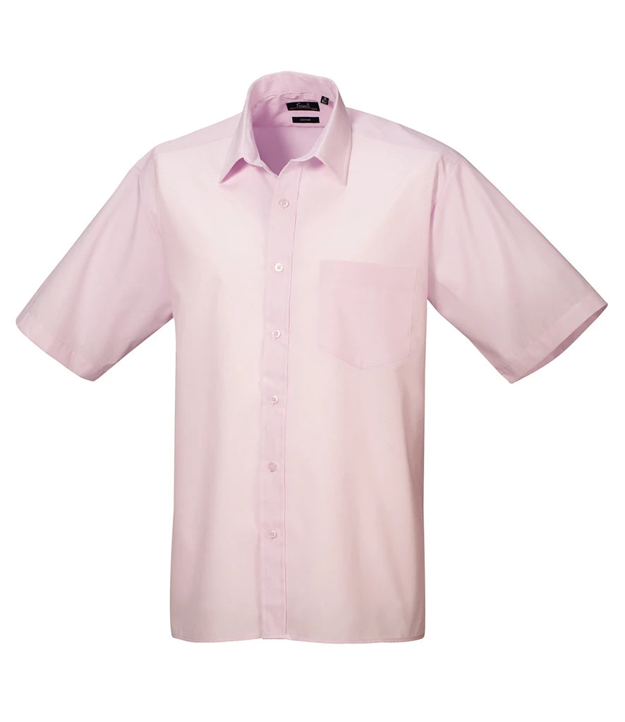 Mens Short Sleeve Poplin Shirt