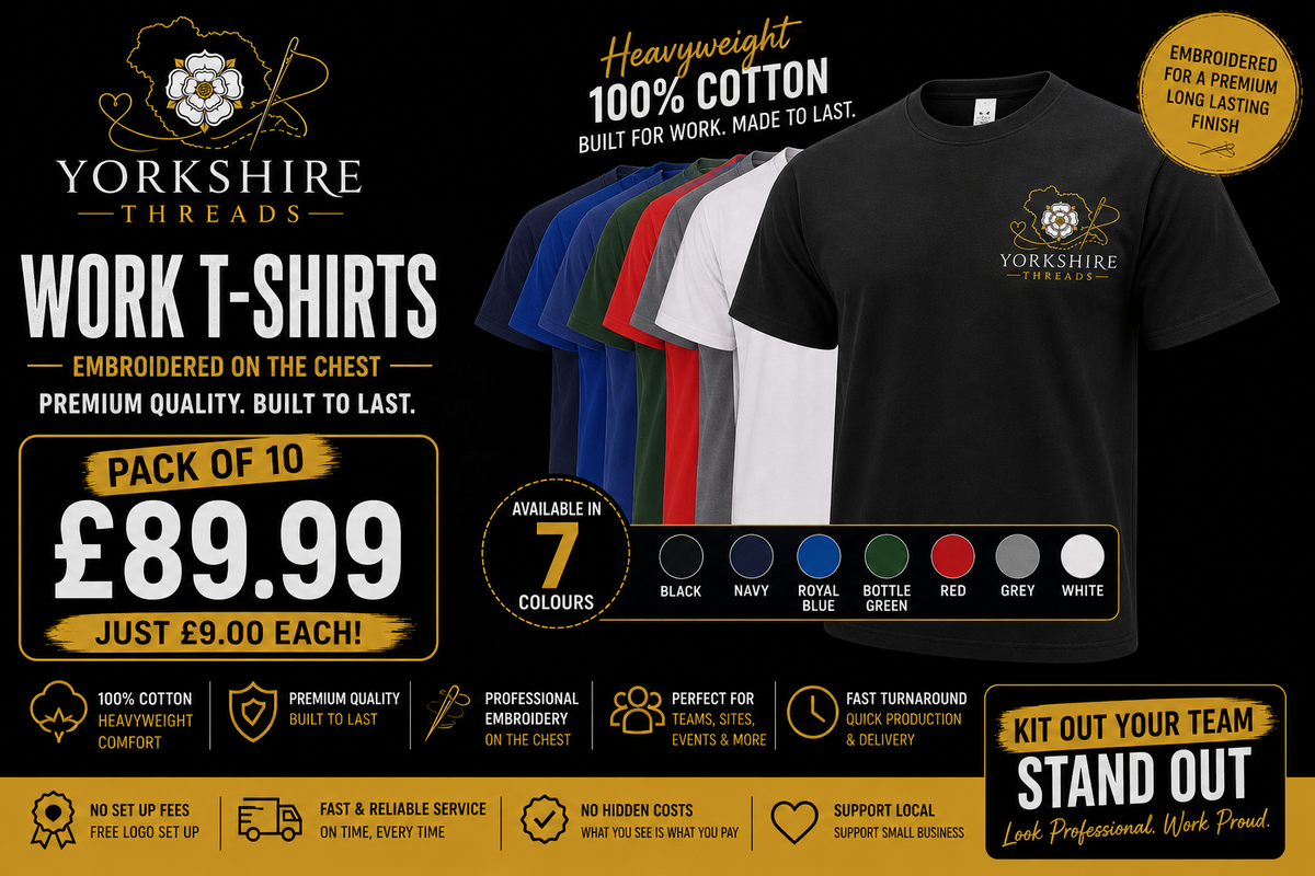 10 Pack Of Work Tshirts