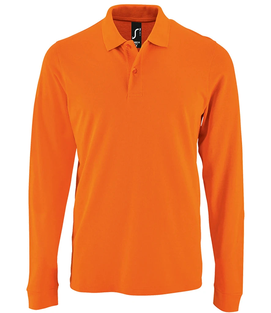 SOL'S Perfect Long Sleeve Piqué Polo Shirt
