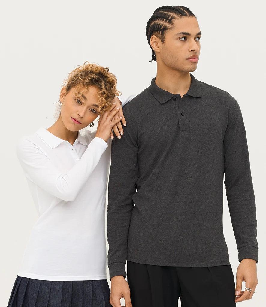 SOL'S Perfect Long Sleeve Piqué Polo Shirt