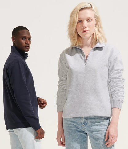 SOL'S Unisex Conrad 1/4 Zip Sweatshirt