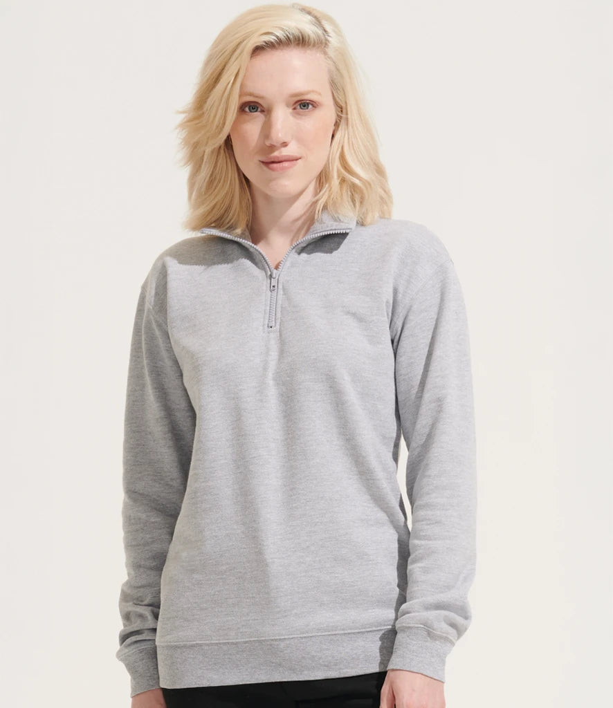 SOL'S Unisex Conrad 1/4 Zip Sweatshirt
