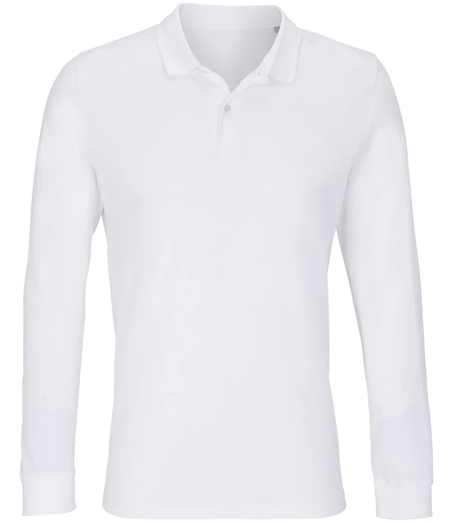 SOL'S Unisex Planet Long Sleeve Piqué Polo Shirt