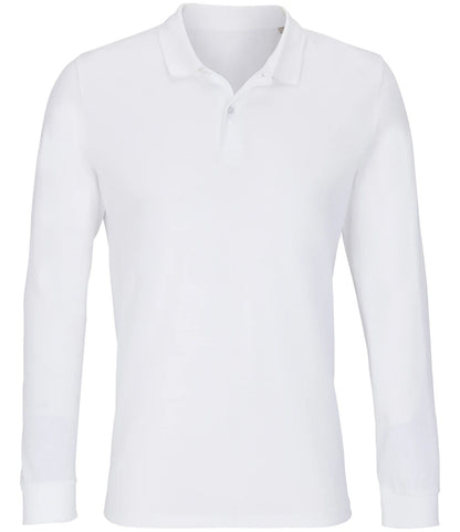 SOL'S Unisex Planet Long Sleeve Piqué Polo Shirt