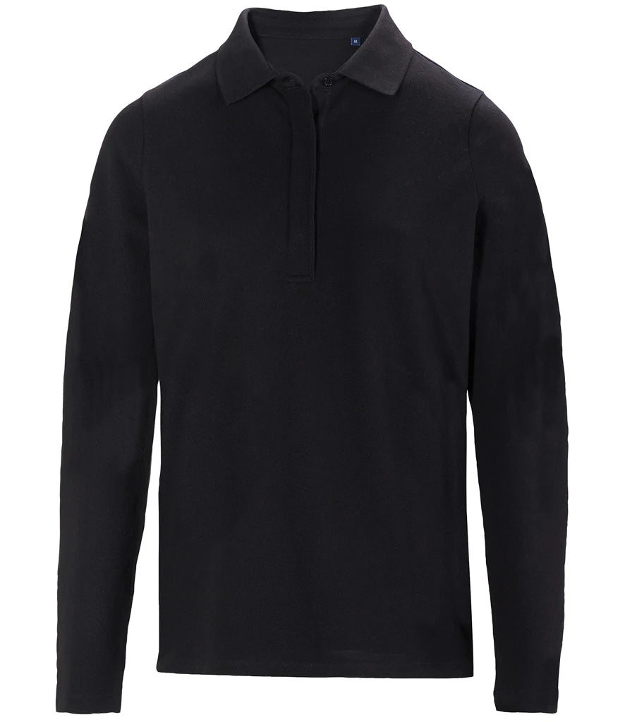 NEOBLU Ladies Owen Long Sleeve Piqué Polo Shirt