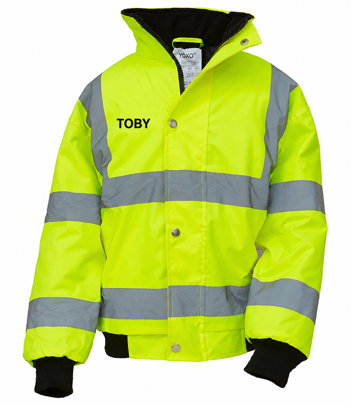 Yoko Kids Hi-Vis Bomber Jacket