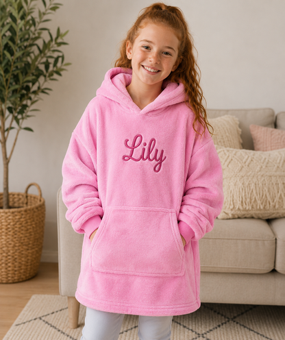 Character Cushion Hooded Blanket