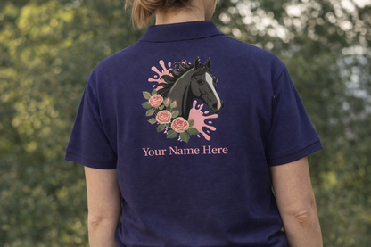 Horse & Roses