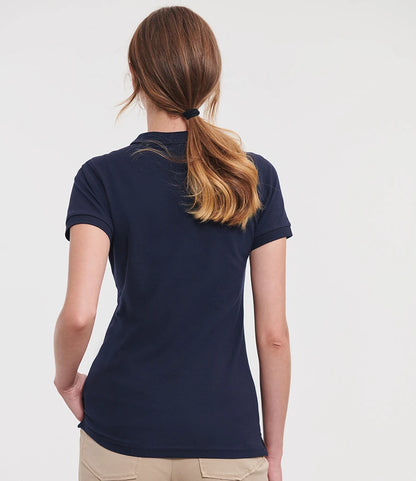 Russell Athletic Ladies Stretch Piqué Polo Shirt