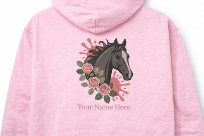 Horse & Roses