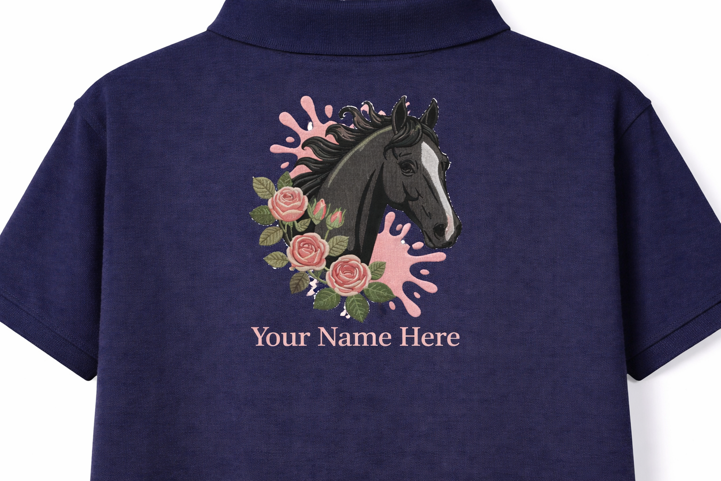 Horse & Roses