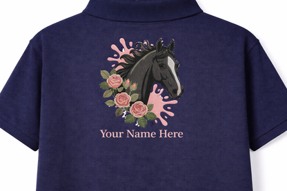 Horse & Roses