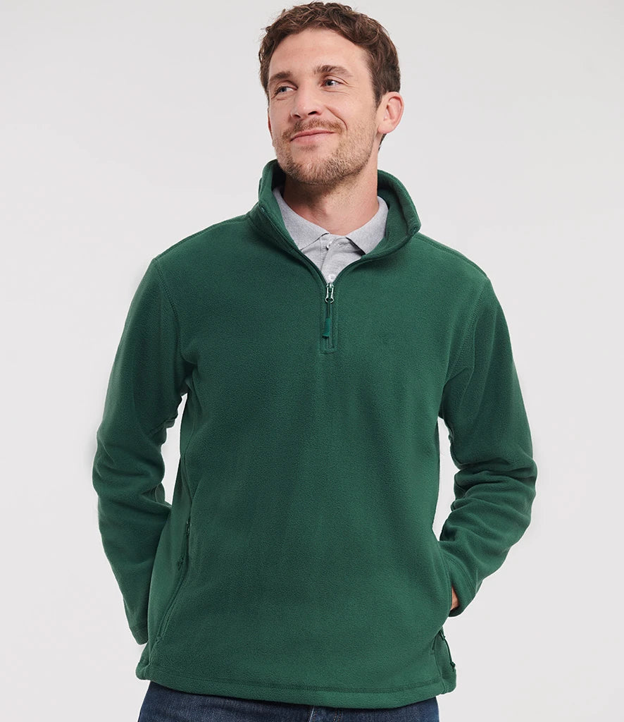 Russell Athletic Zip Neck Outdoor Fleece