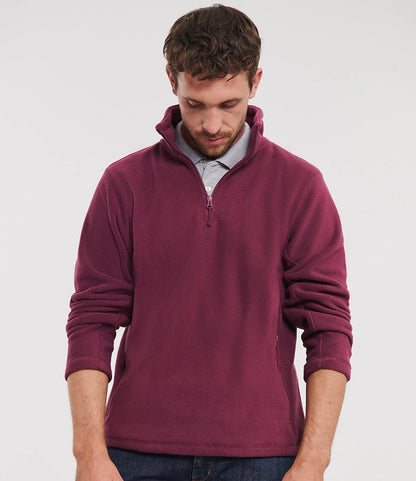 Russell Athletic Zip Neck Outdoor Fleece