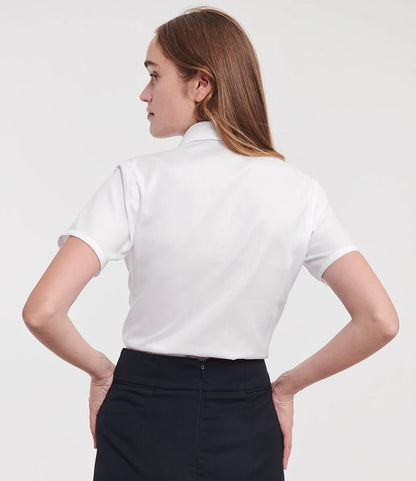 Russell Athletic Collection Ladies Short Sleeve Ultimate Non-Iron Shirt