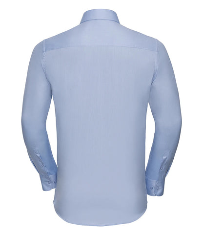 Russell Athletic Collection Long Sleeve Herringbone Shirt