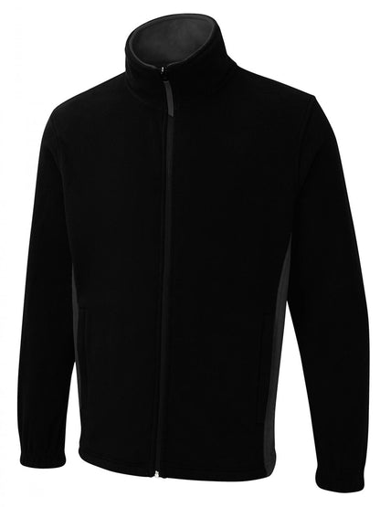 Two Tone Full Zip Fleece