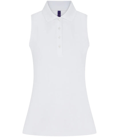 Henbury Ladies Sleeveless Coolplus® Polo Shirt