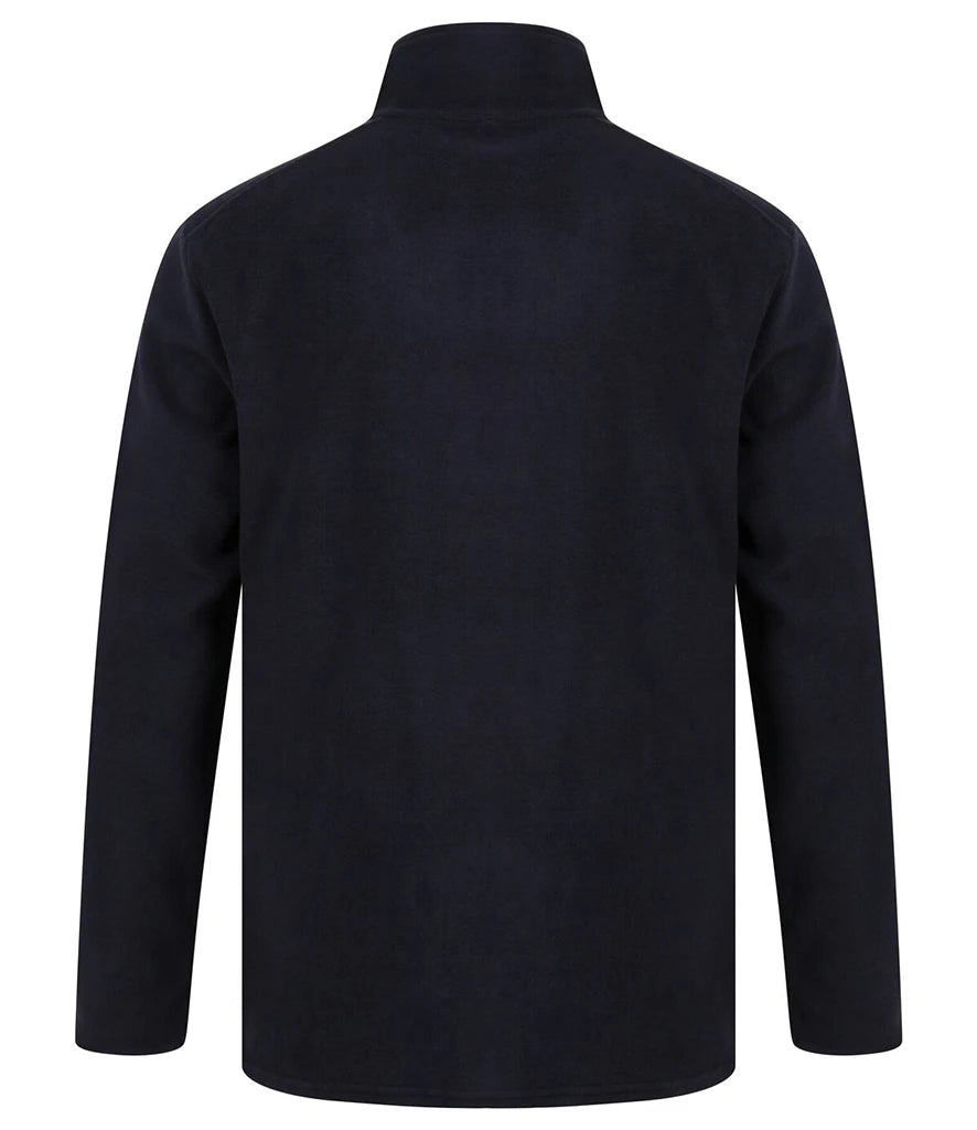 Henbury Zip Neck Micro Fleece