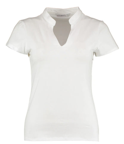 Kustom Kit Ladies V Neck Corporate Top