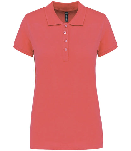 Kariban Ladies Short Sleeve Piqué Polo Shirt