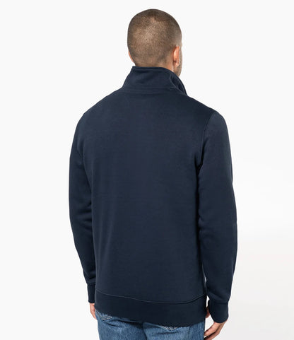 Kariban Zip Neck Sweatshirt