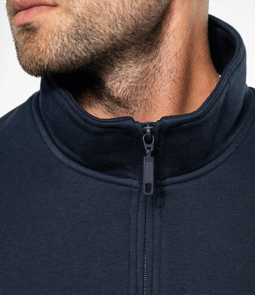 Kariban Zip Neck Sweatshirt