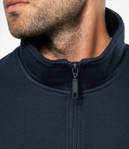 Kariban Zip Neck Sweatshirt