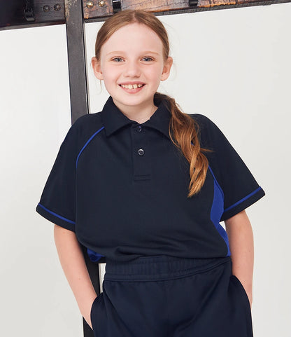 Finden + Hales Kids Performance Piped Polo Shirt