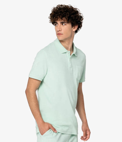 Native Spirit Terry Towel Polo Shirt