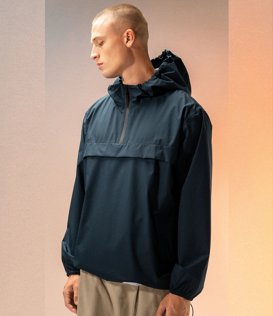 Native Spirit Unisex Waterproof 1/4 Zip Windbreaker