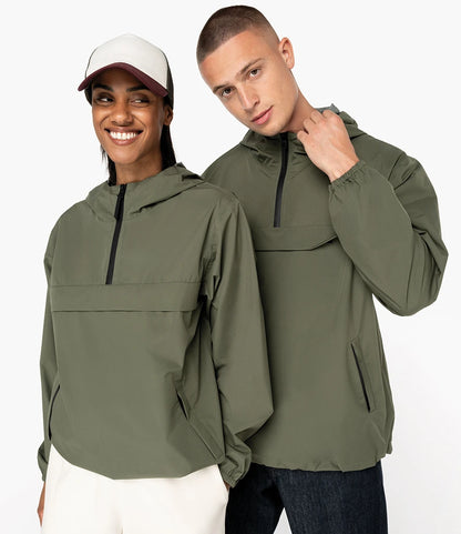 Native Spirit Unisex Waterproof 1/4 Zip Windbreaker