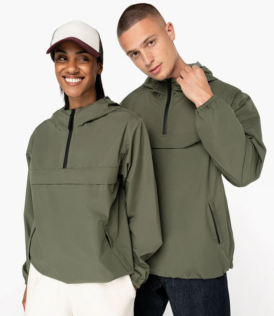 Native Spirit Unisex Waterproof 1/4 Zip Windbreaker
