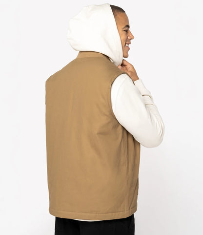 Native Spirit Unisex Twill Bodywarmer with Varsity Collar