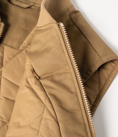 Native Spirit Unisex Twill Bodywarmer with Varsity Collar