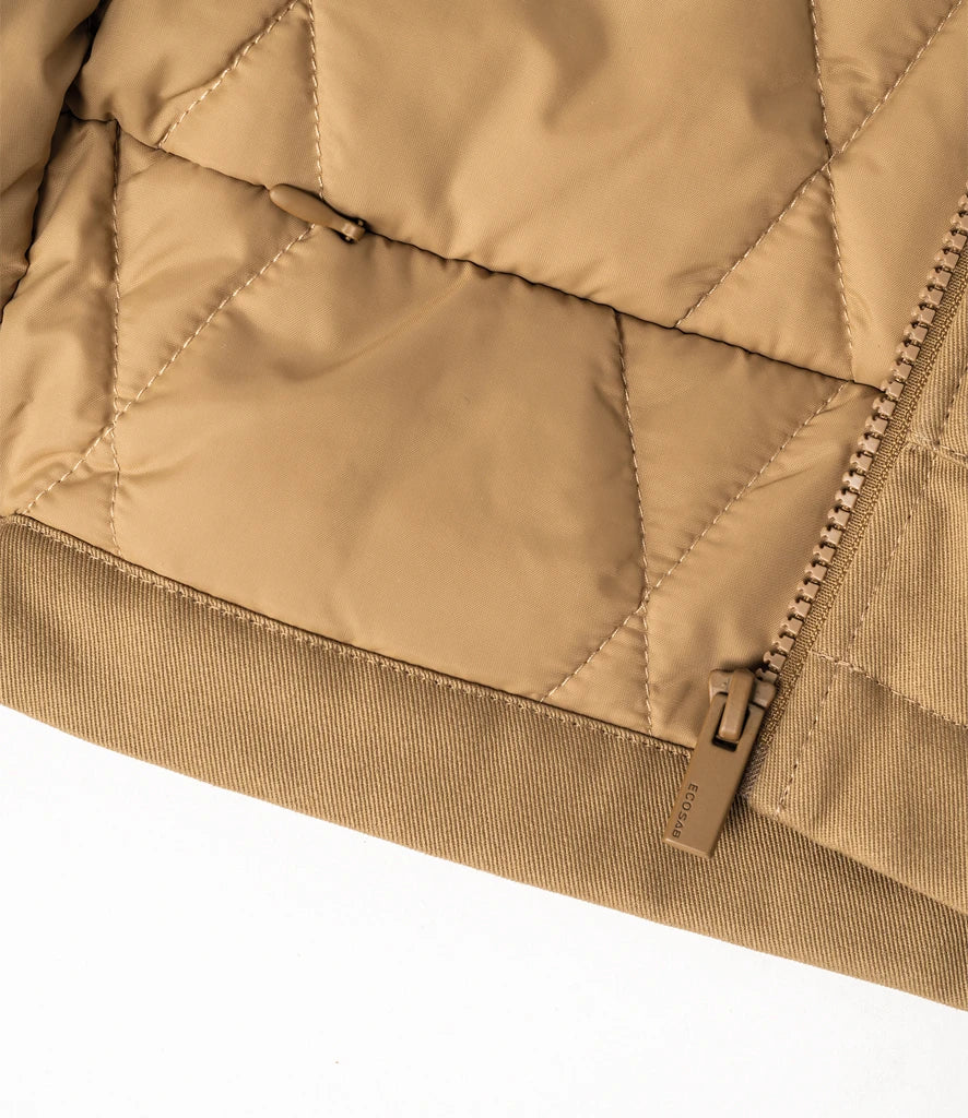 Native Spirit Unisex Twill Bodywarmer with Varsity Collar