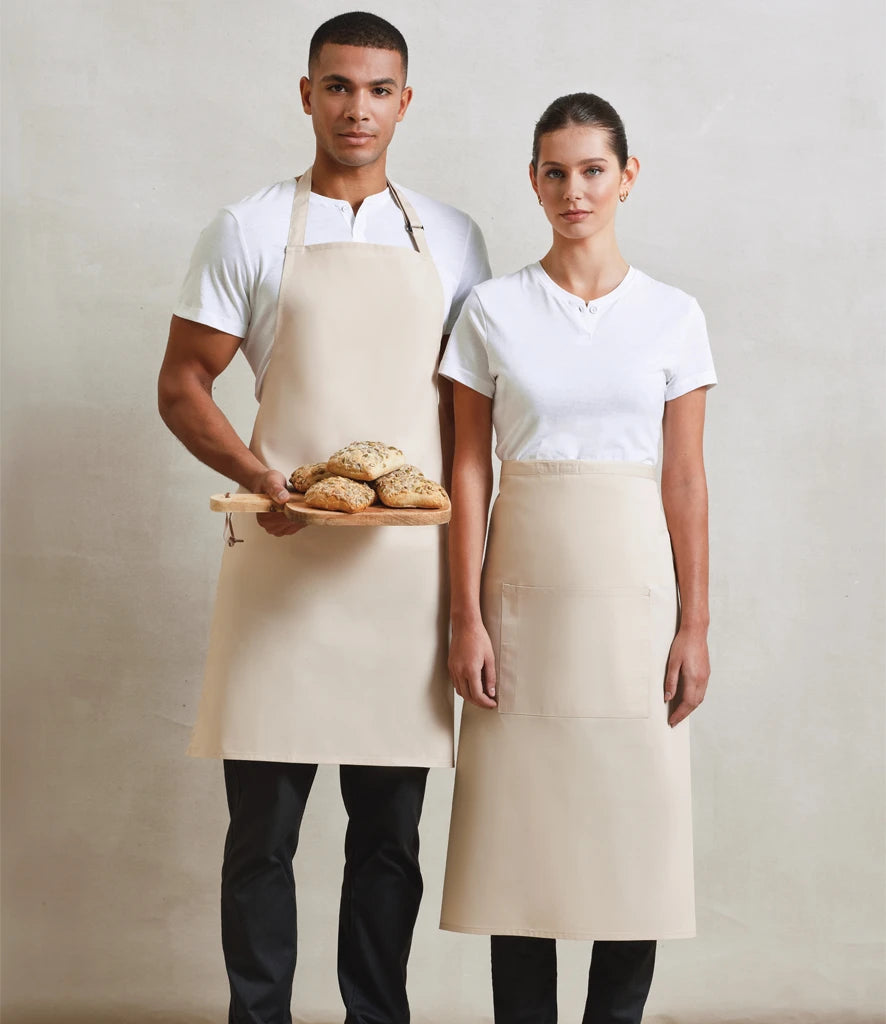 Premier 'Colours' Bib Apron with Pocket