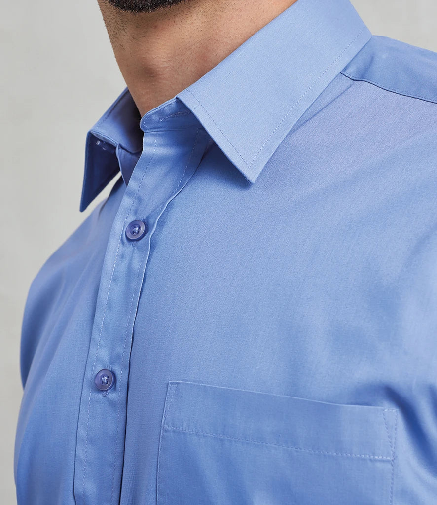 Mens Short Sleeve Poplin Shirt