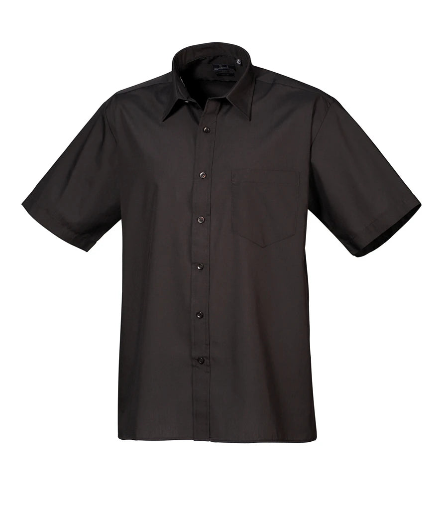 Mens Short Sleeve Poplin Shirt