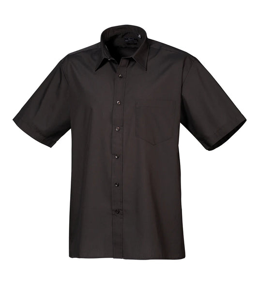 Mens Short Sleeve Poplin Shirt