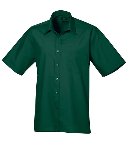 Mens Short Sleeve Poplin Shirt