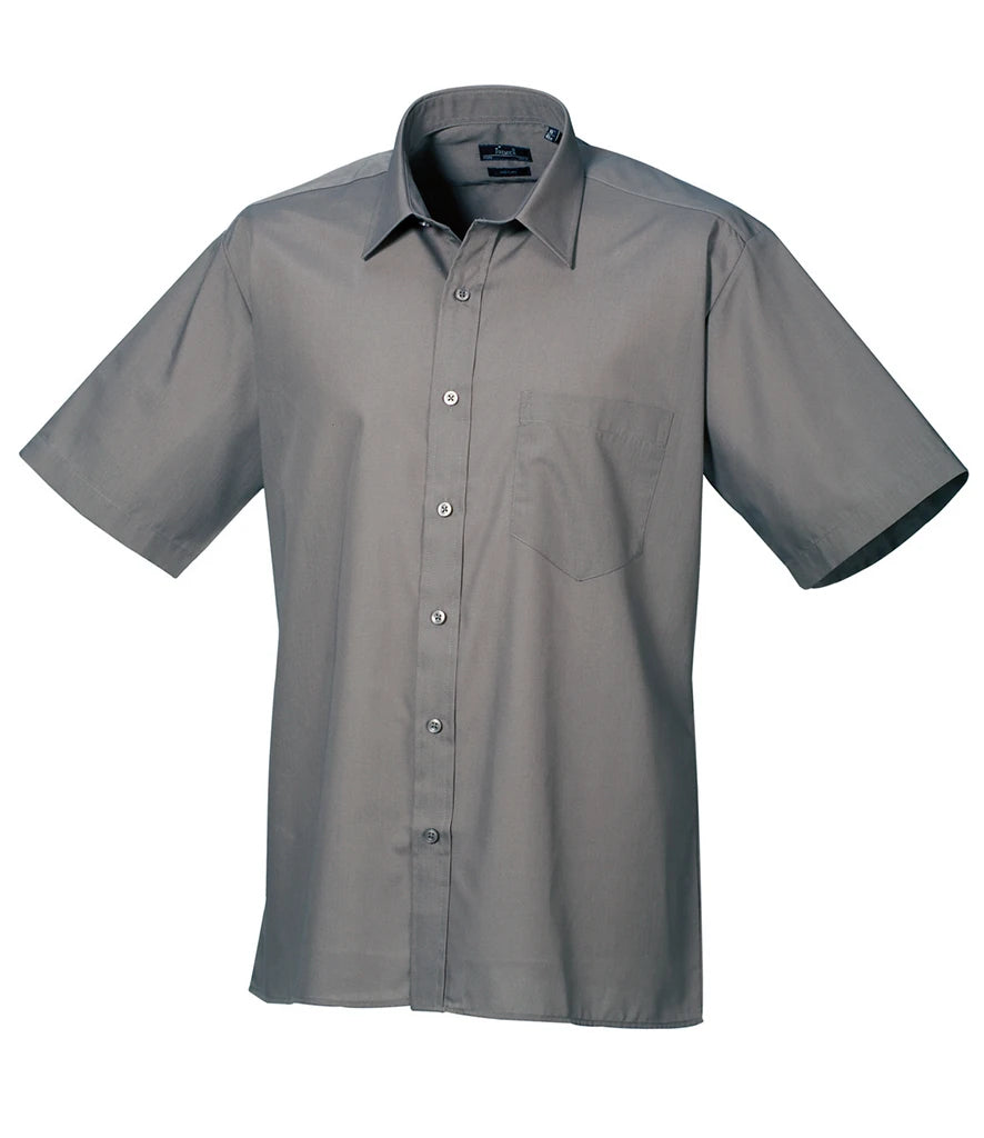 Mens Short Sleeve Poplin Shirt