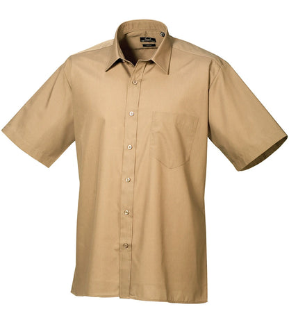 Mens Short Sleeve Poplin Shirt