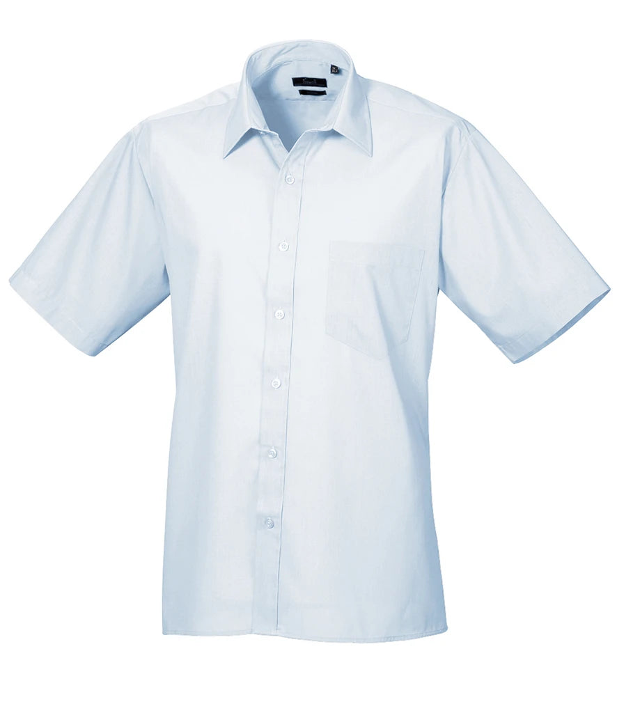 Mens Short Sleeve Poplin Shirt