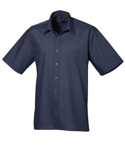 Mens Short Sleeve Poplin Shirt