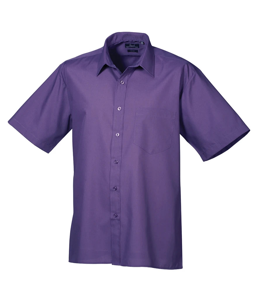 Mens Short Sleeve Poplin Shirt