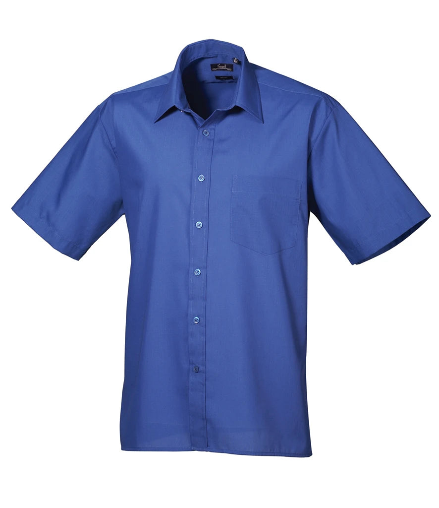 Mens Short Sleeve Poplin Shirt