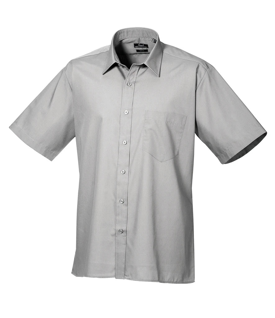 Mens Short Sleeve Poplin Shirt
